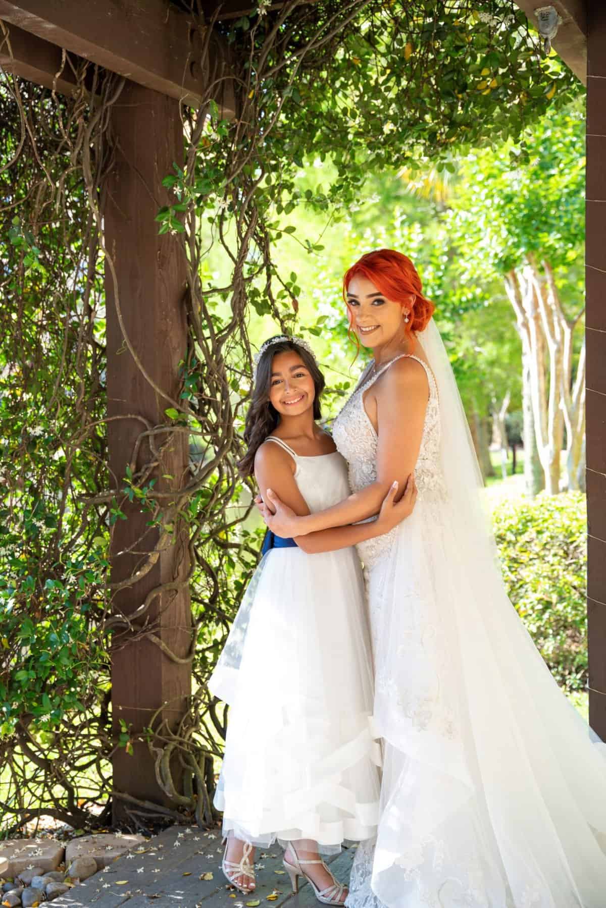 Wedding portraits at Wyndham Grand Orlando Resort Bonnet Creek