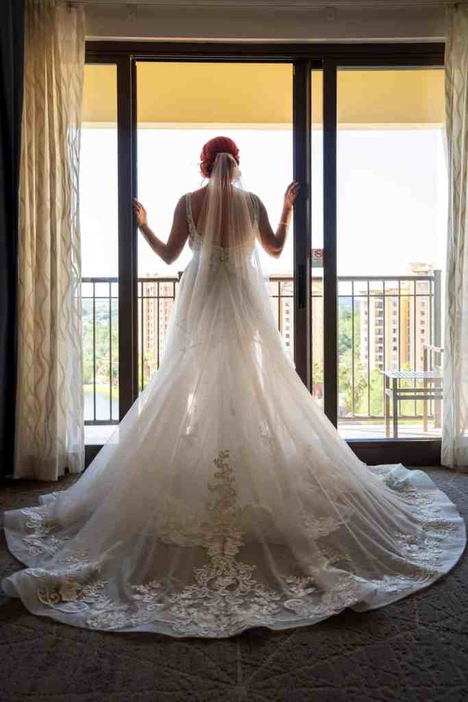 Wedding portraits at Wyndham Grand Orlando Resort Bonnet Creek
