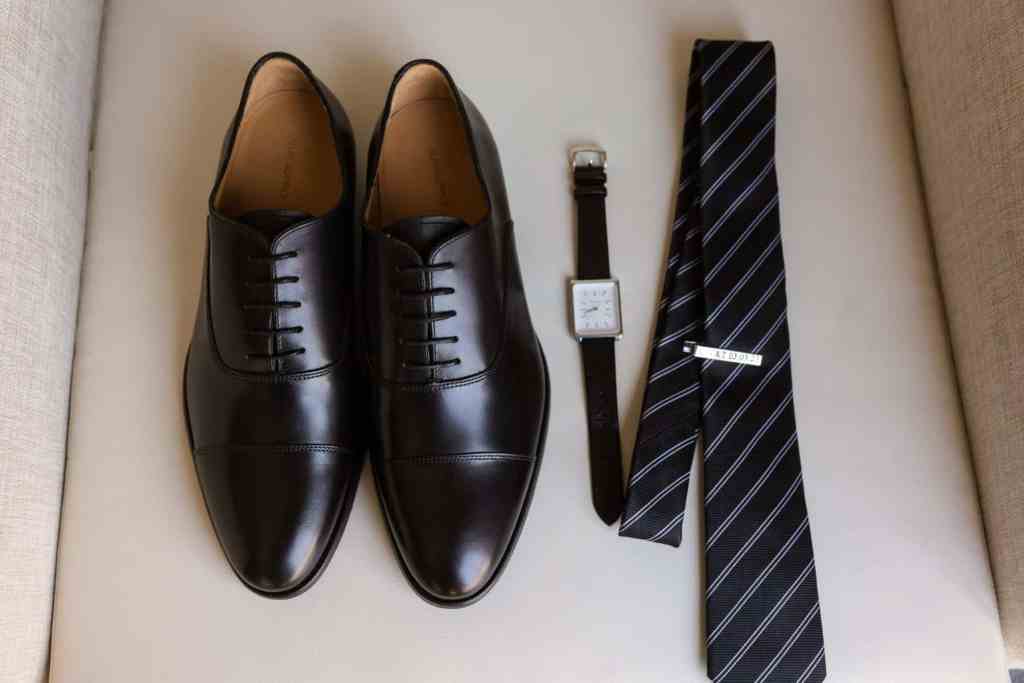 Groom's attire detail shot