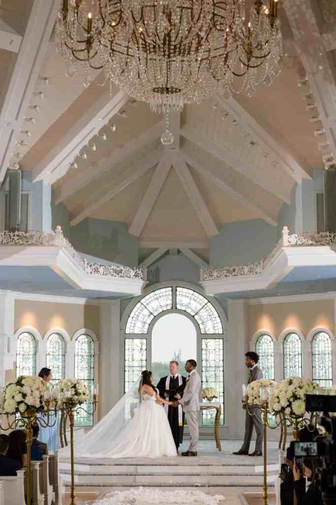 Wedding ceremony at Disney's Wedding Pavilion at the Grand Floridian Resort