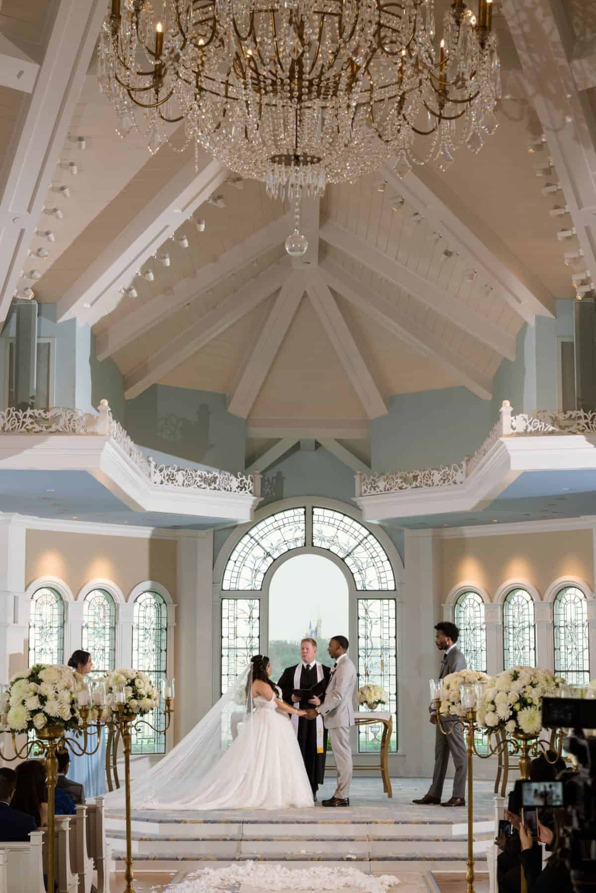 Wedding ceremony at Disney's Wedding Pavilion at the Grand Floridian Resort