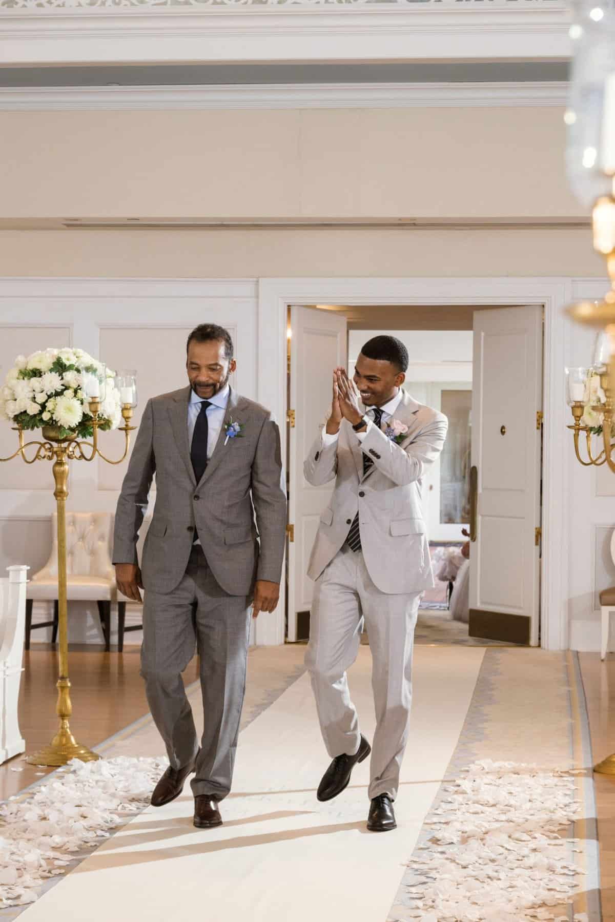 Wedding ceremony at Disney's Wedding Pavilion at the Grand Floridian Resort