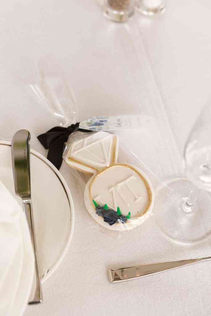 Custom sugar cookie wedding favors