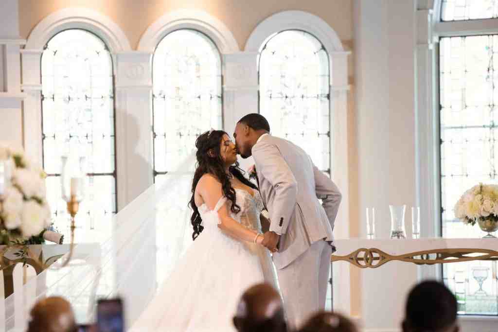 Wedding ceremony at Disney's Wedding Pavilion at the Grand Floridian Resort