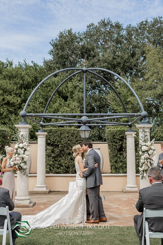 Wedding Ceremony at the Villa Piazza at the Loews Portofino Bay Hotel