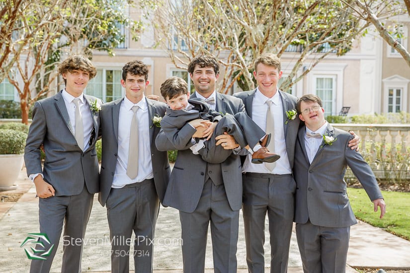 Groom and groomsmen