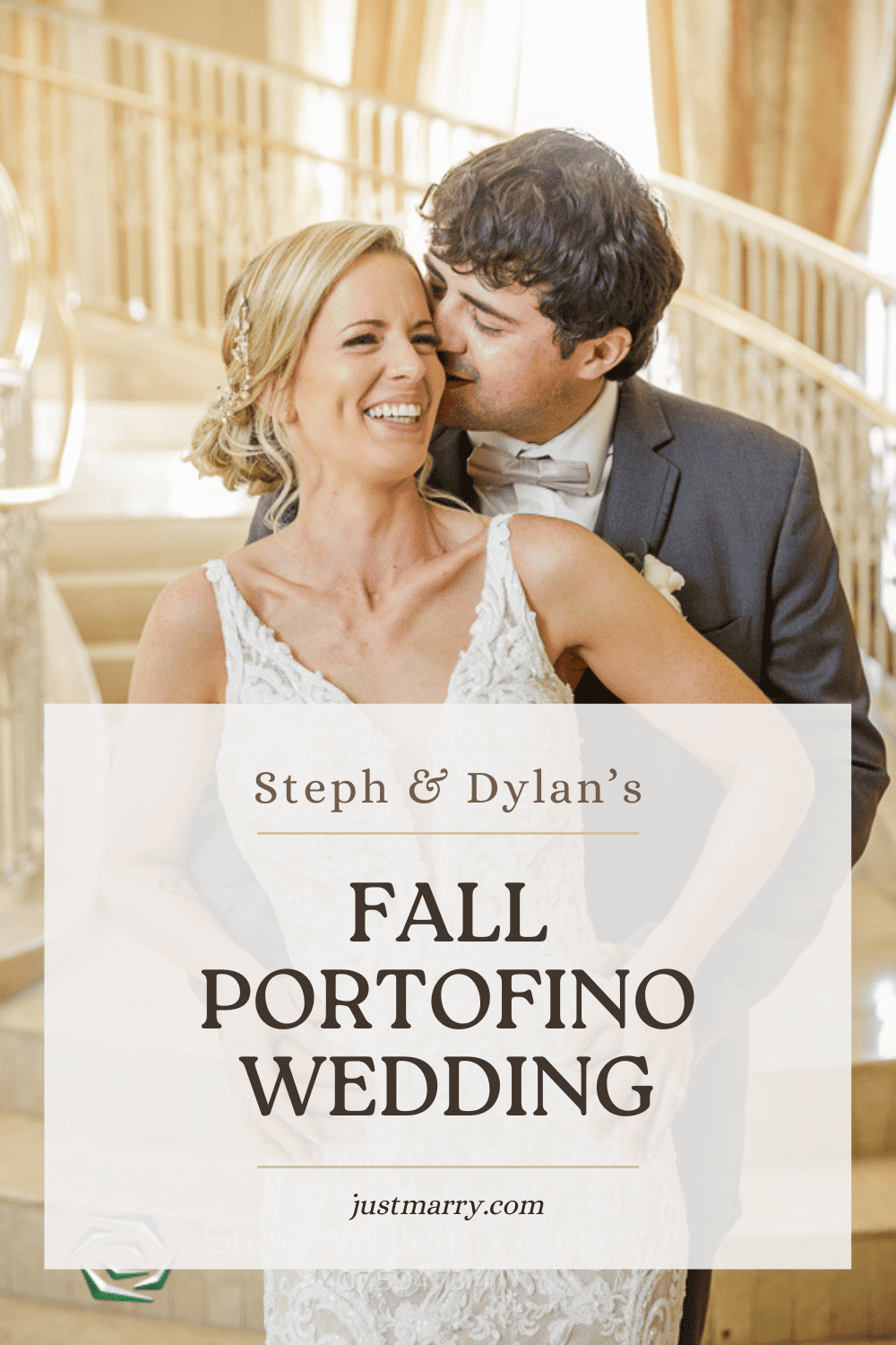 Pinterest pin for a wedding at the Loews Portofino Bay Hotel