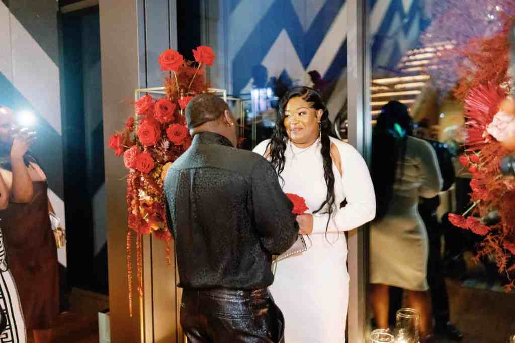 Monica and Christian's surprise proposal