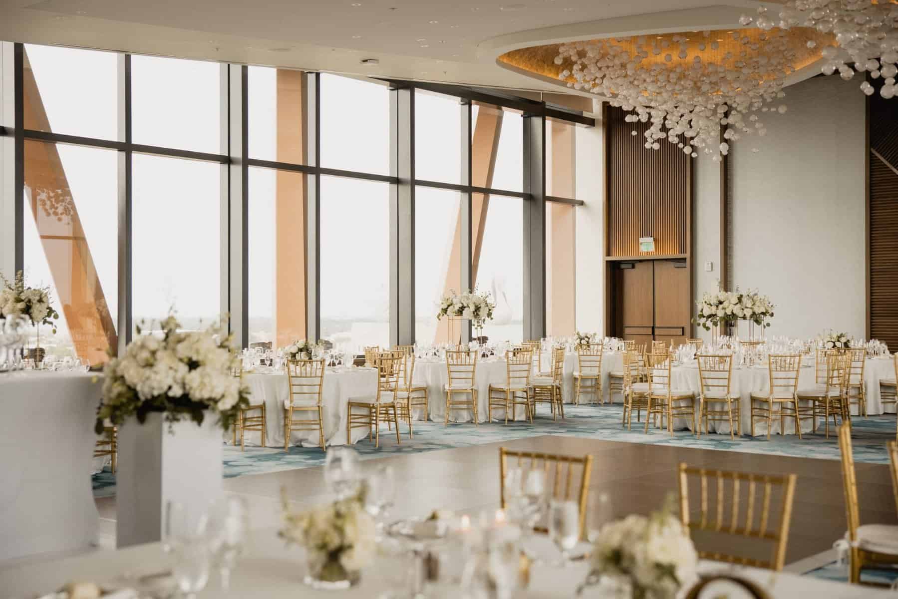 Wedding reception at the WDW Swan Reserve