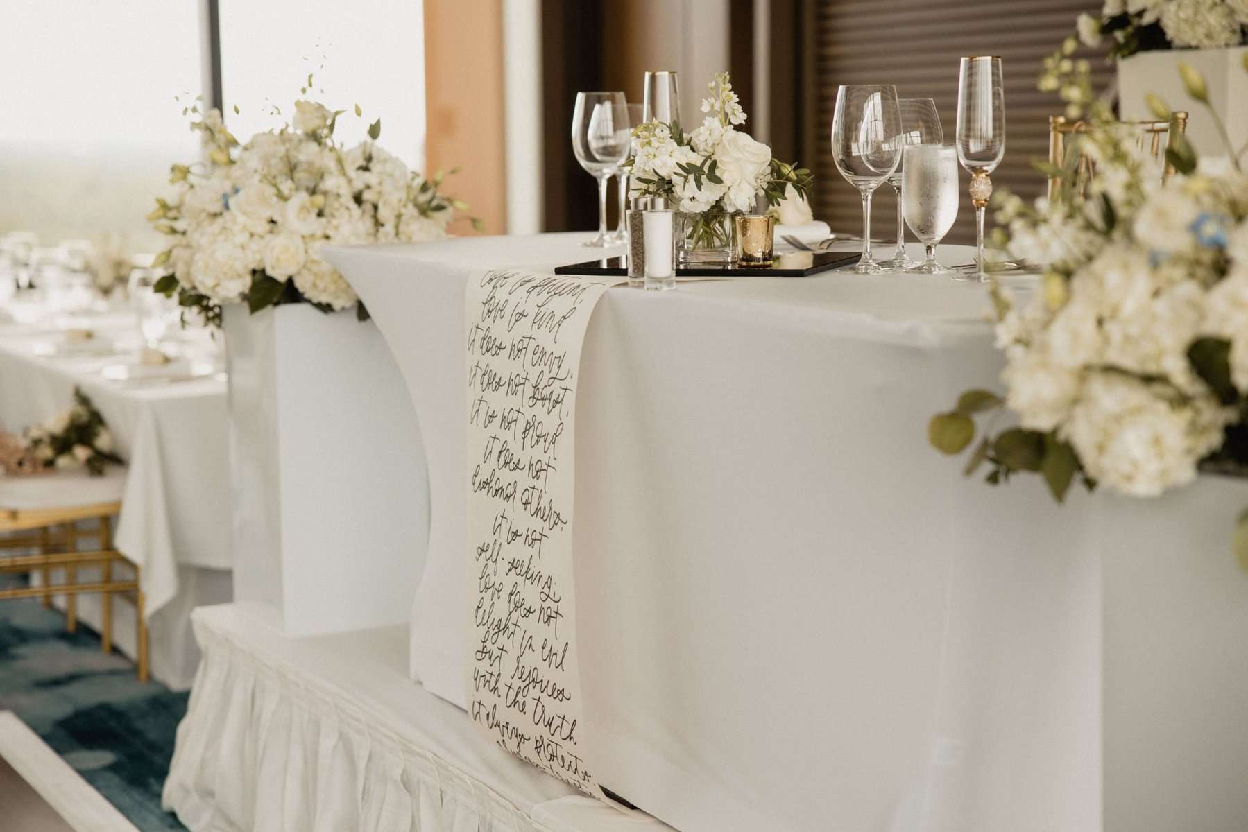 Wedding reception at the WDW Swan Reserve