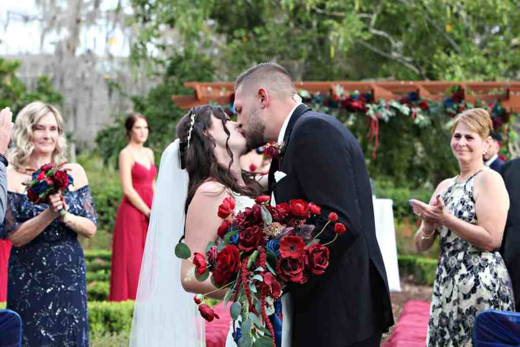Wedding ceremony at the Hard Rock Hotel's Butterfly Garden