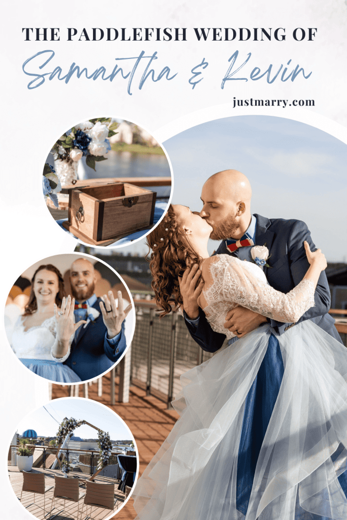 Pinterest pin for a Paddlefish Disney Springs Wedding