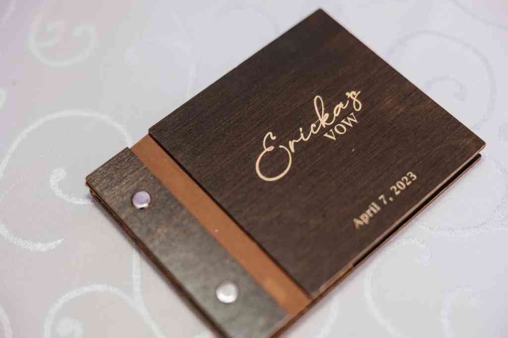 Custom vow book