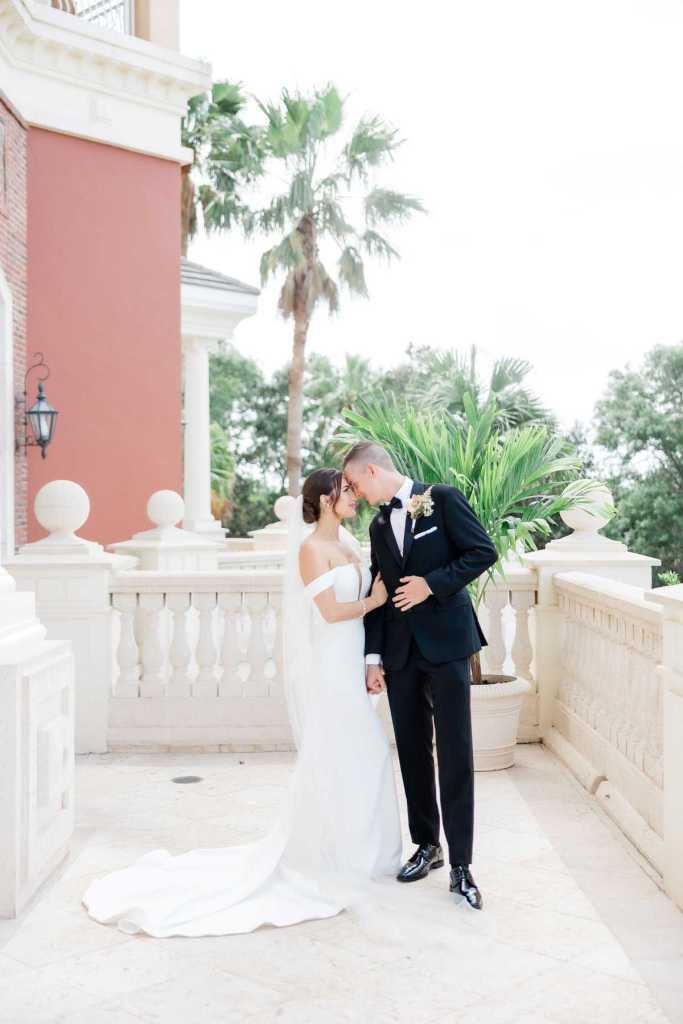 Bride and groom portraits around Reunion Resort