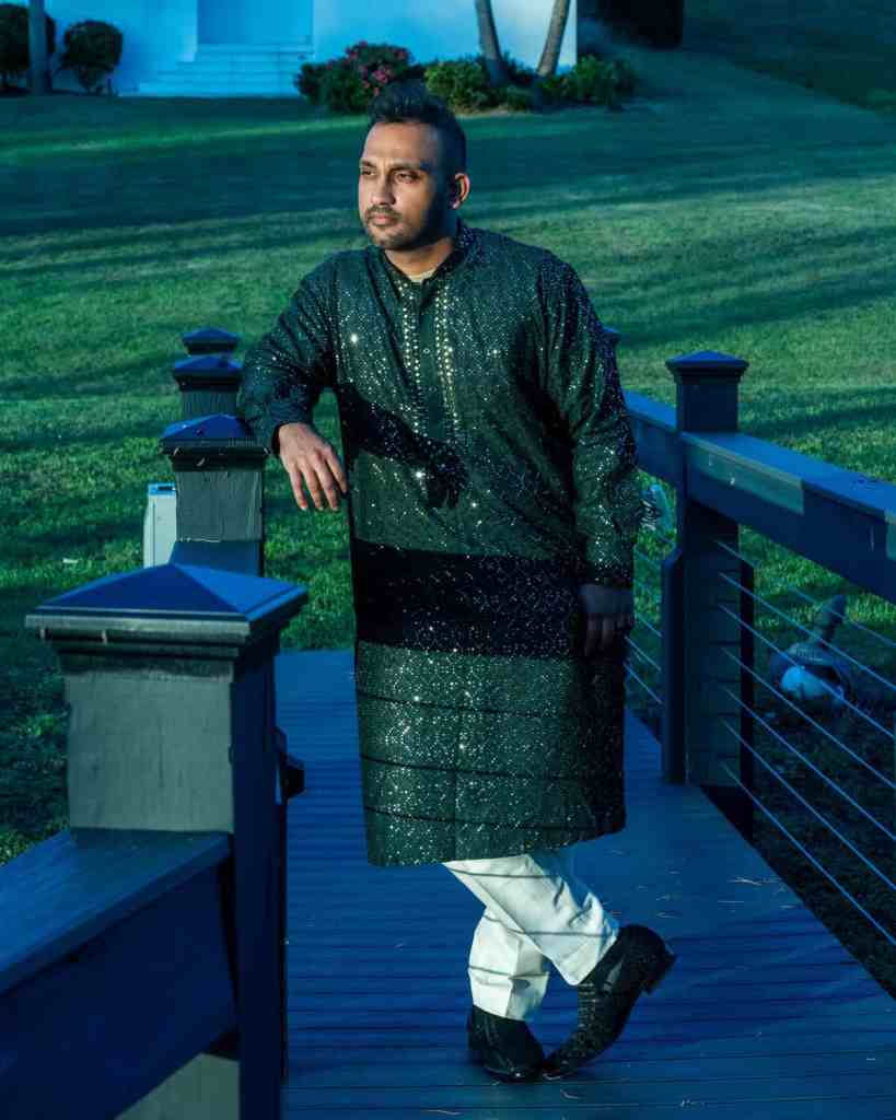Indian groom wedding portraits