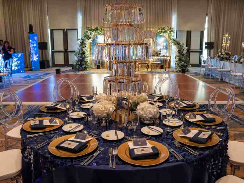 wedding reception at the wyndham grand bonnet creek Orlando FL resort