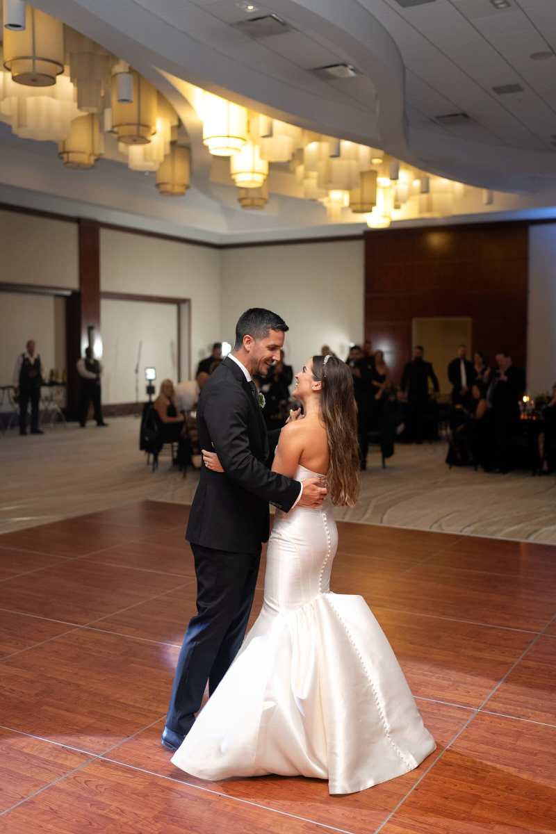 Bride and groom's first dance