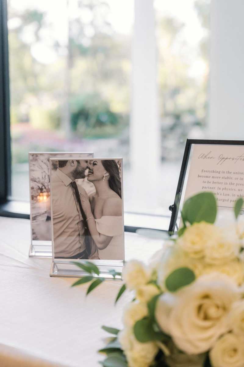 White and green wedding reception at the Hyatt Regency Grand Cypress