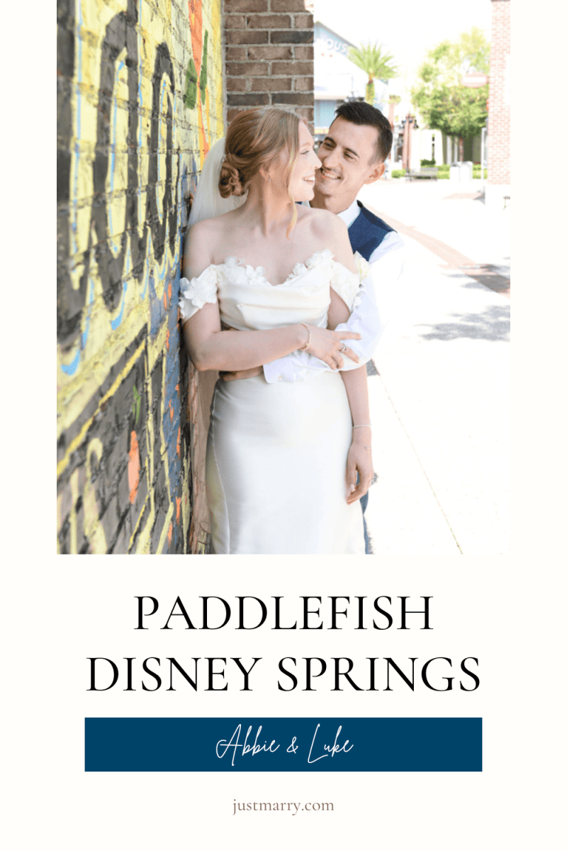 Paddlefish wedding Pinterest graphic