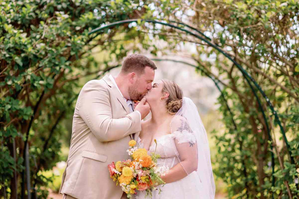 Bride and groom portraits around the Hard Rock Hotel
