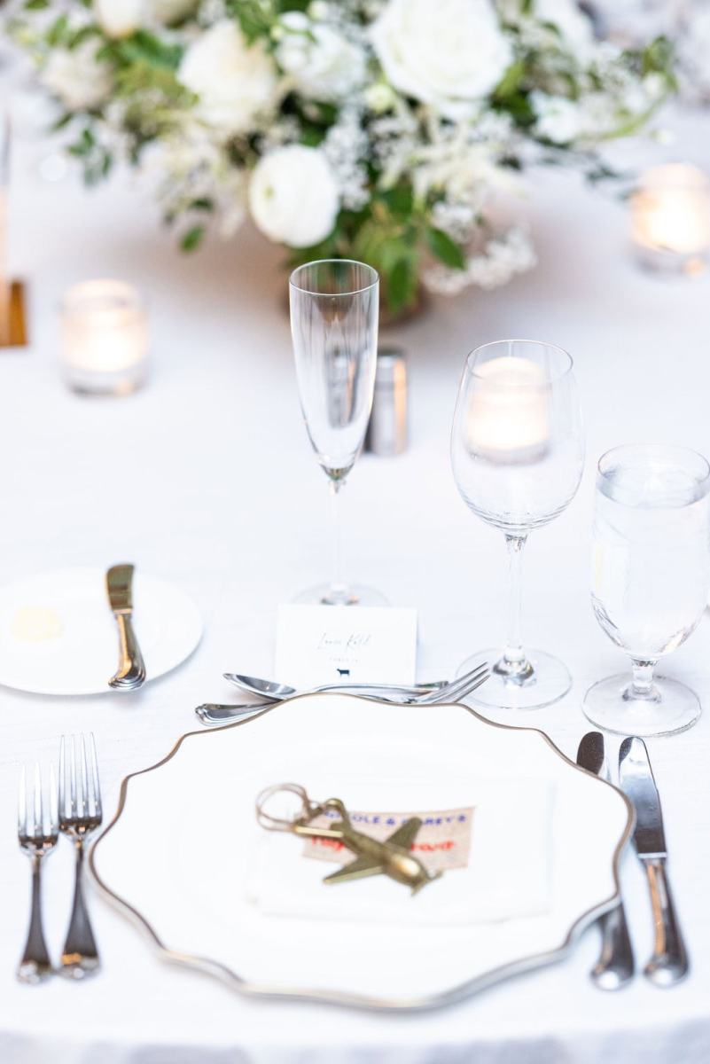 Gold and ivory reception at the Hyatt Regency Orlando