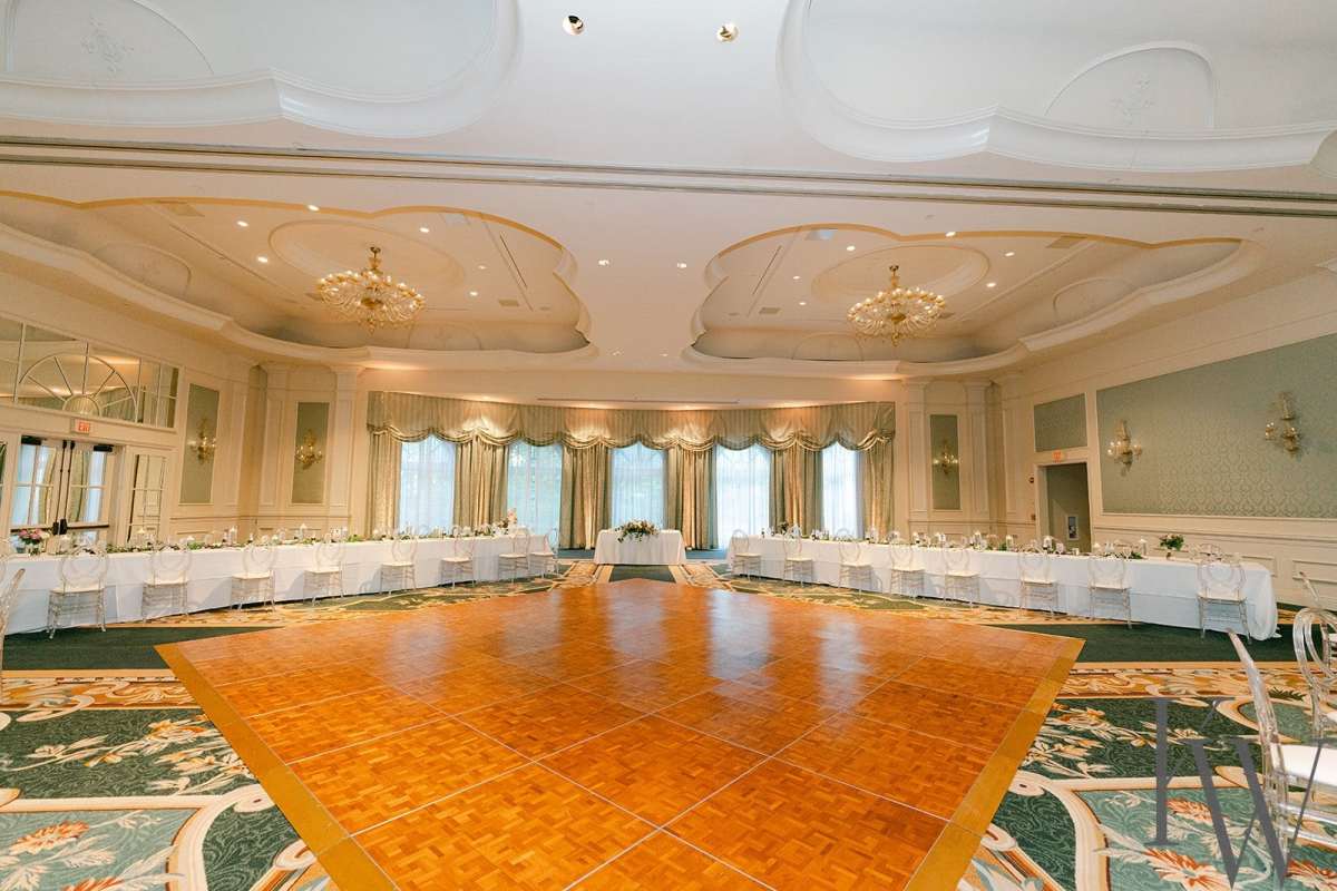 Wedding reception in the Portofino Bay Hotel's Venetian Ballroom