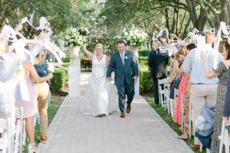 Wedding ceremony at Reunion Resort's Linear Park