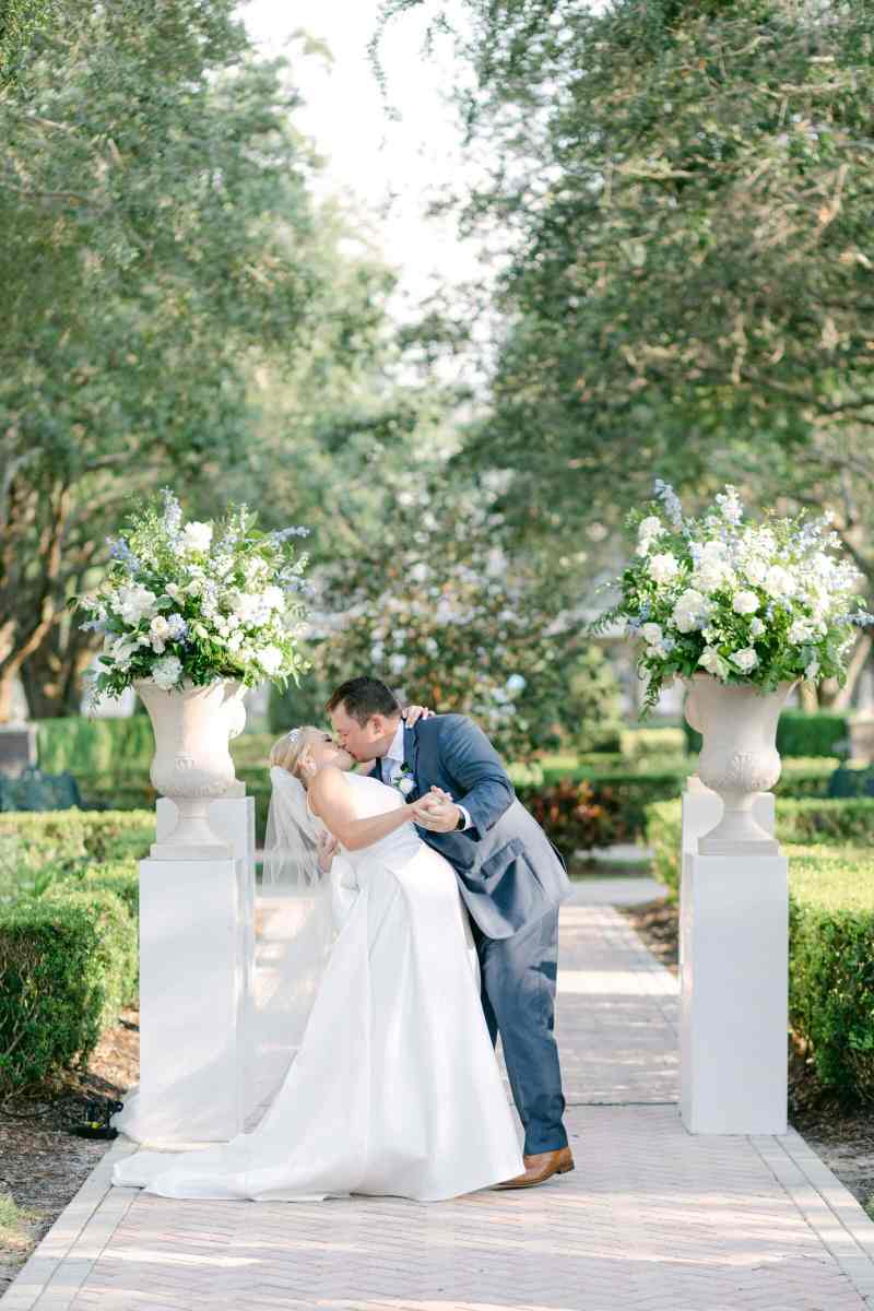 Wedding ceremony at Reunion Resort's Linear Park