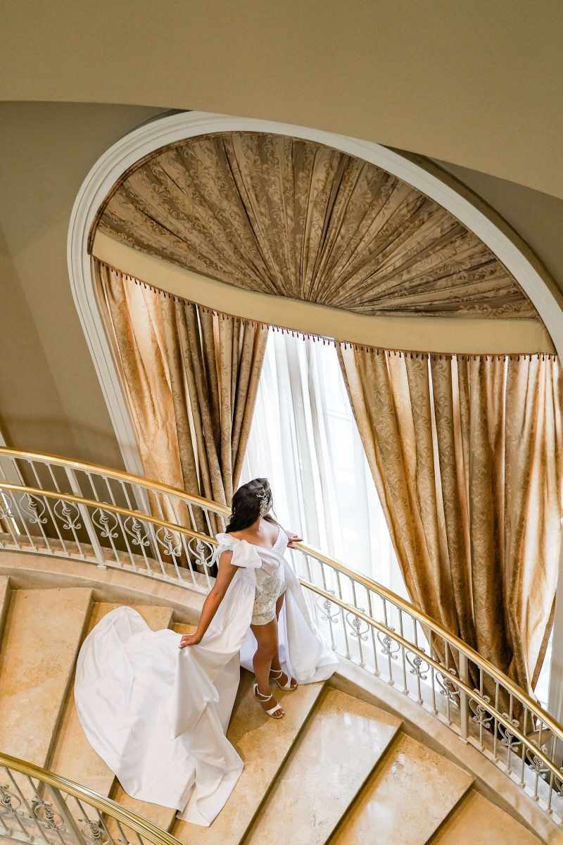 Bridal portraits around the Loews Portofino Bay Hotel
