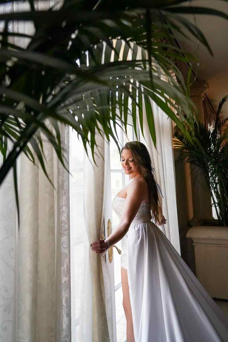 Bridal portraits around the Loews Portofino Bay Hotel