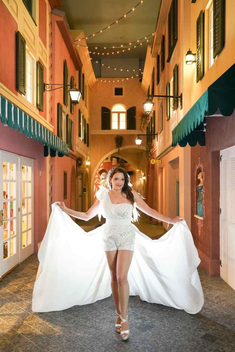 Bridal portraits around the Loews Portofino Bay Hotel