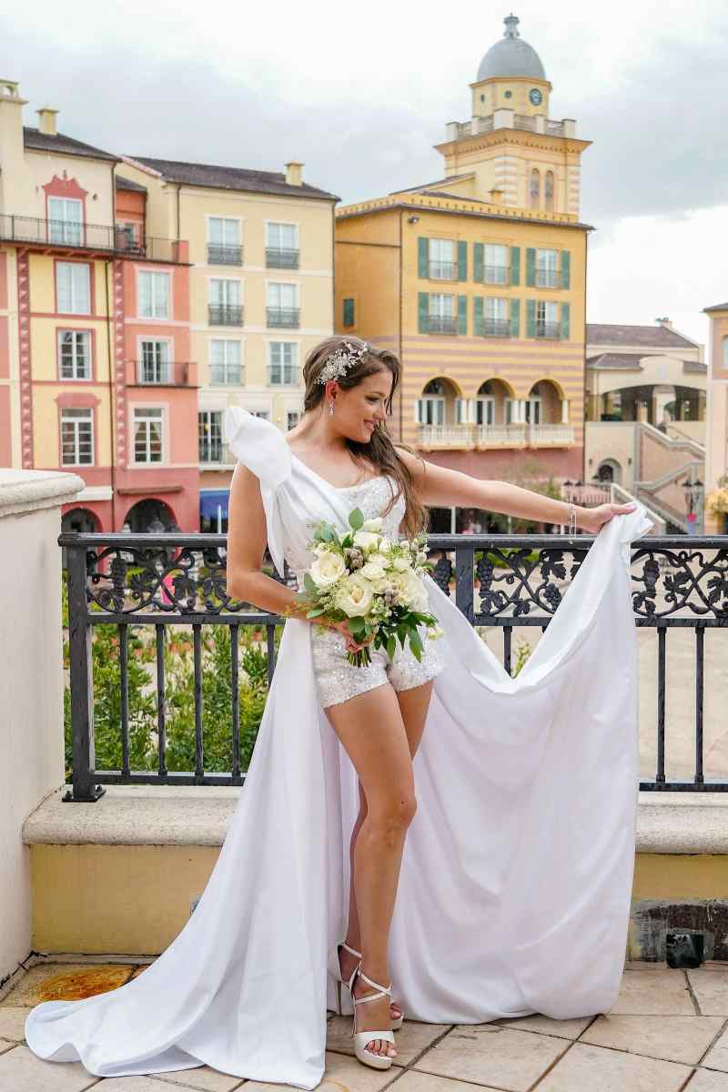 Bridal portraits around the Loews Portofino Bay Hotel
