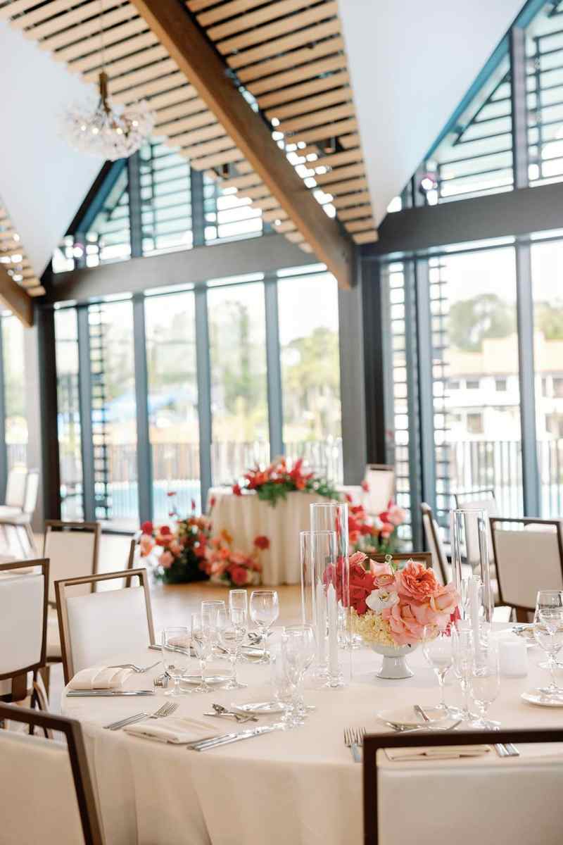 Reception inside Evermore Orlando Resort's Boathouse