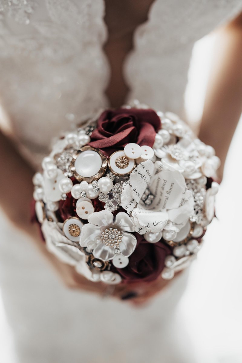 DIY Boho chic bridal bouquet