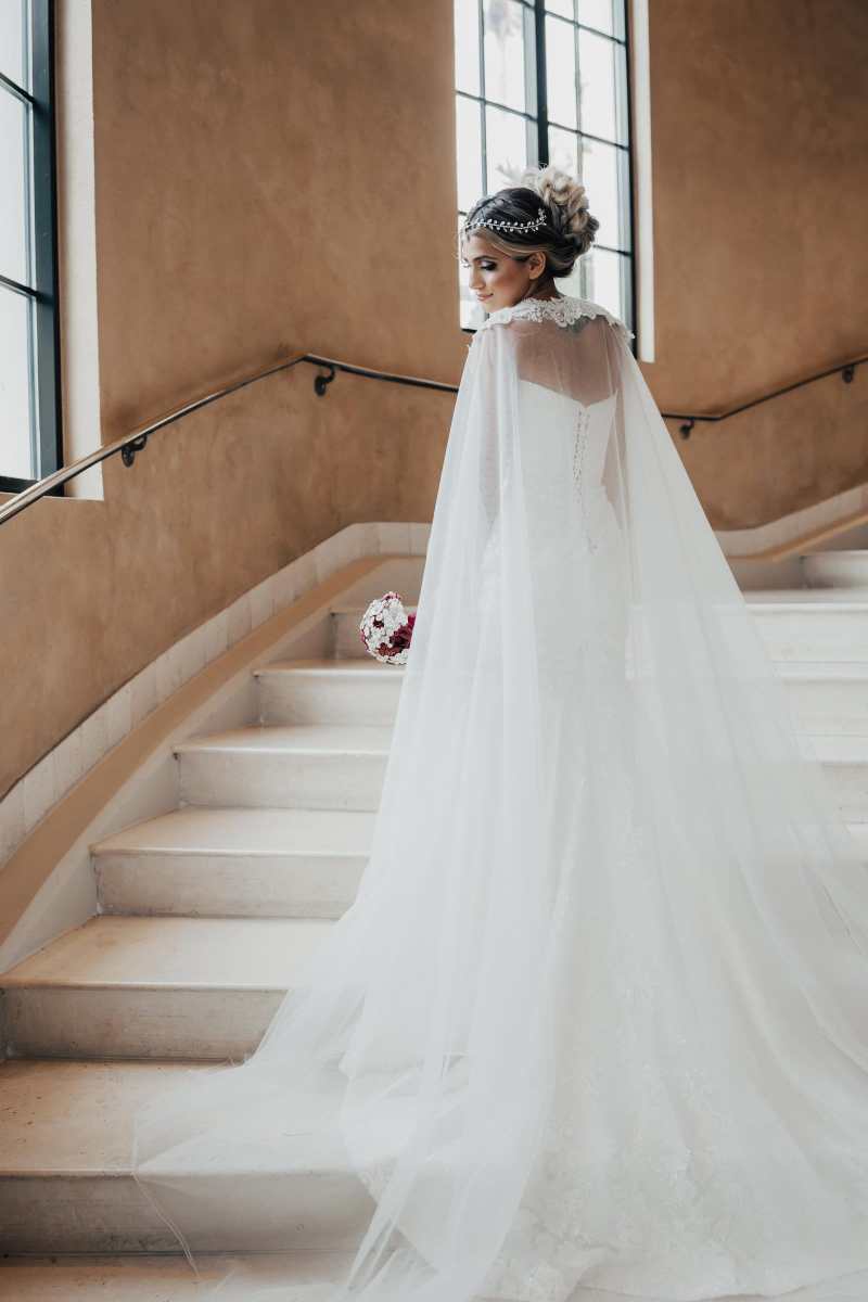 Bridal portraits around the Hard Rock Hotel