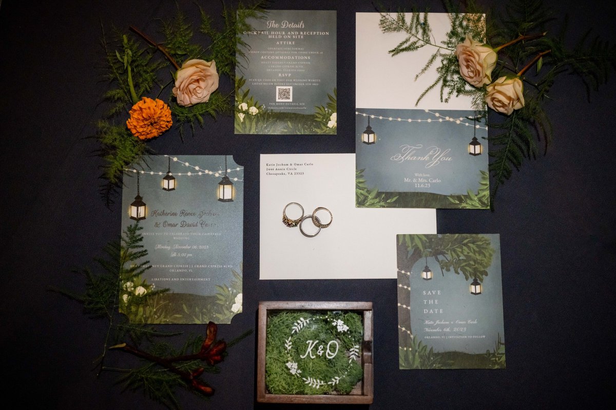 Stationery flat lay