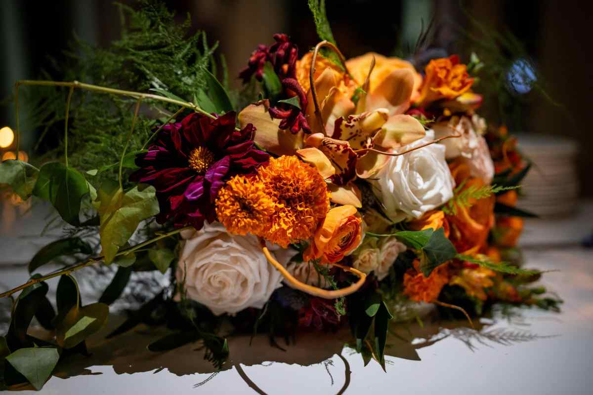 Fall themed bridal bouquet