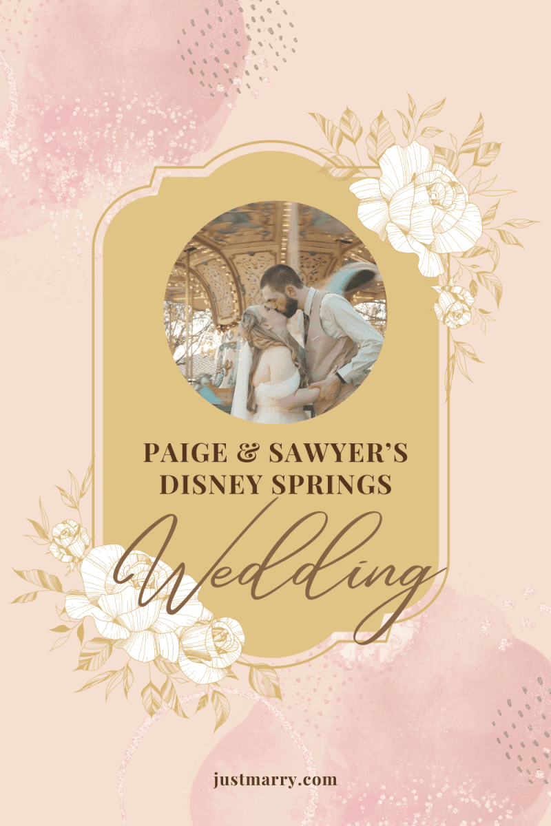 Wedding Pinterest pin for a Paddlefish wedding