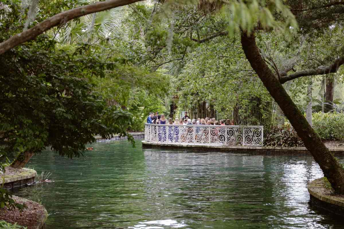 Wedding ceremony at the Hard Rock Hotel's grotto
