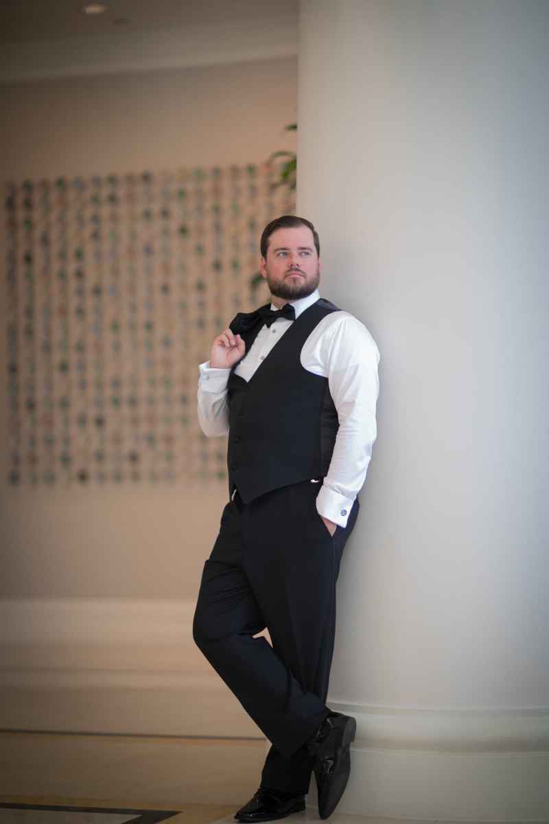 Groom portraits around the Omni Orlando Resort ChampionsGate