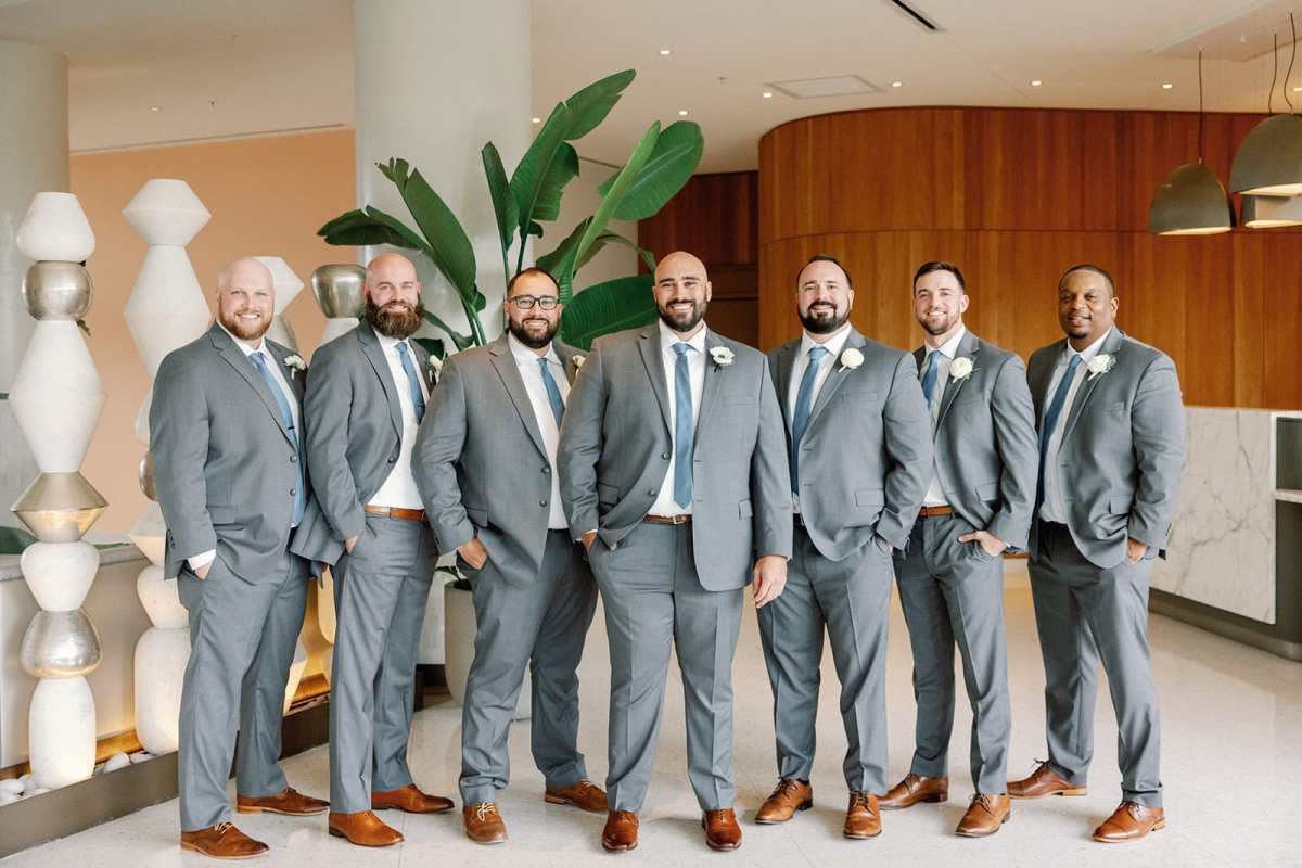 Groom and groomsmen