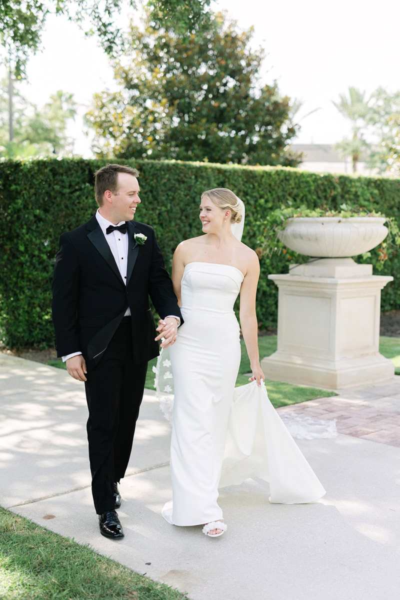 Bride and groom portraits around Reunion Resort