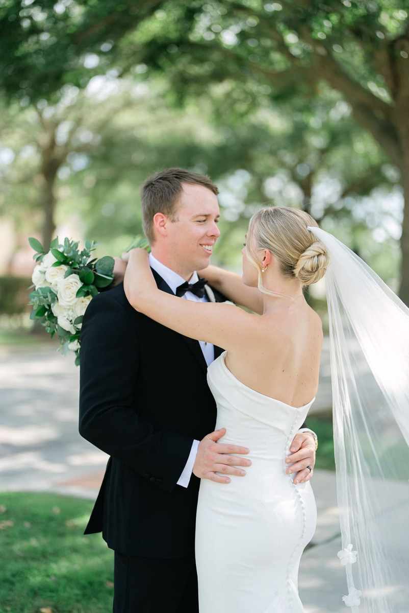 Bride and groom portraits around Reunion Resort