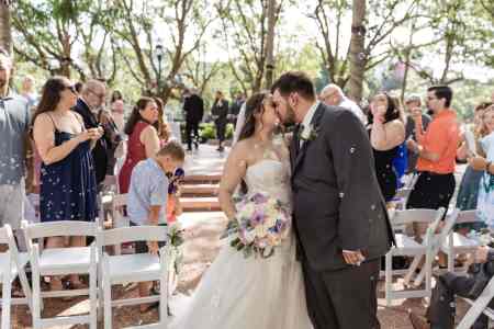 Bride and groom portraits around the WDW Swan and Dolphin Resort