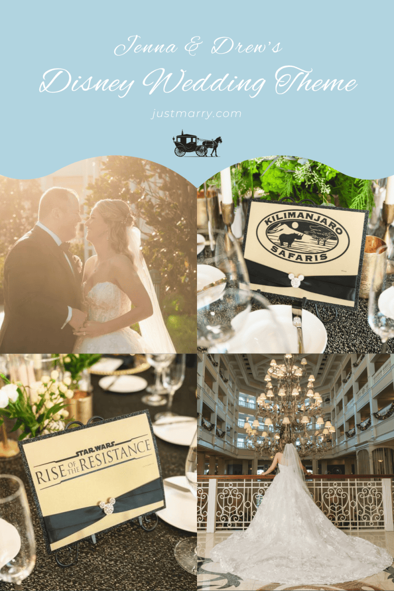 Disney Wedding Theme Pinterest Graphic