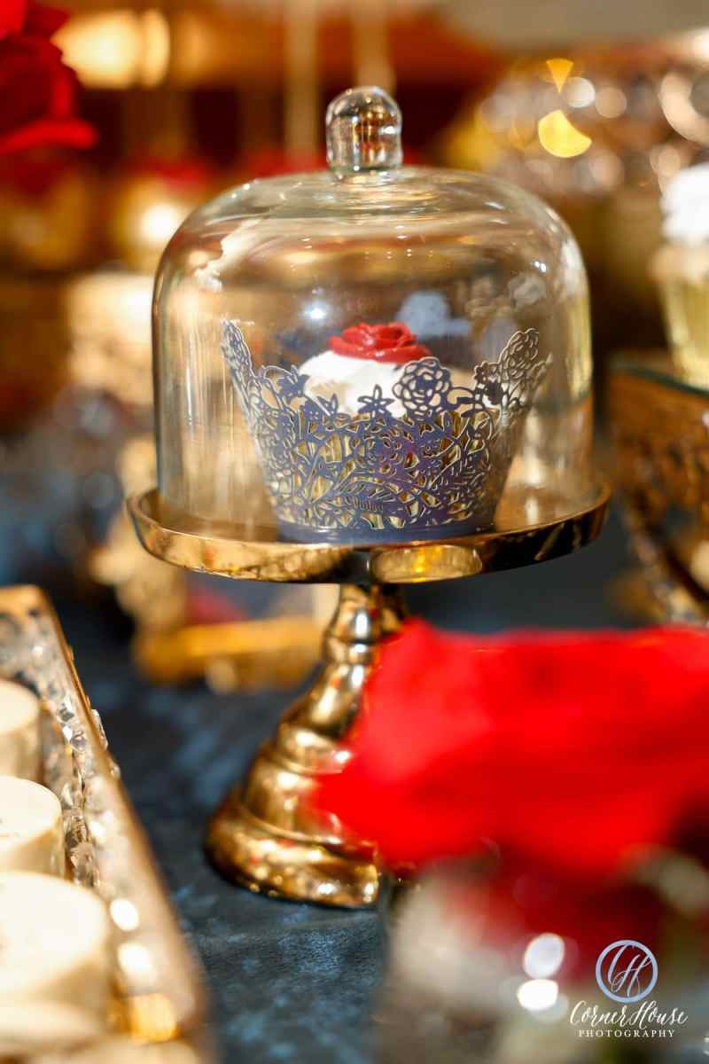 Beauty and the Beast dessert table