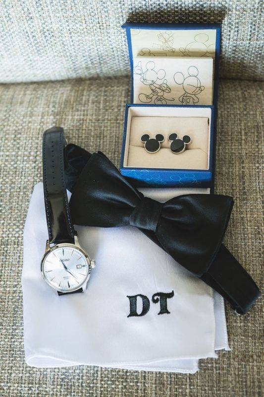 Disney wedding details for the groom