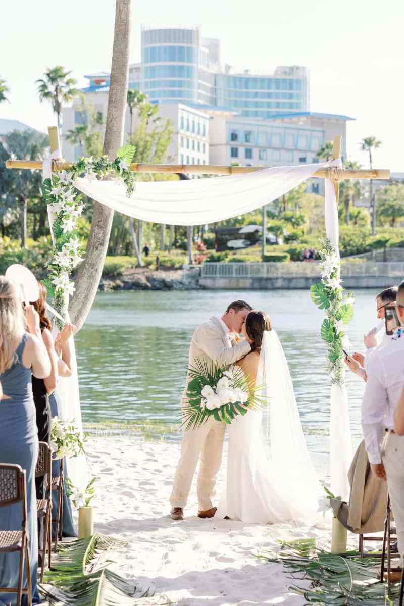 Florida beach micro wedding package